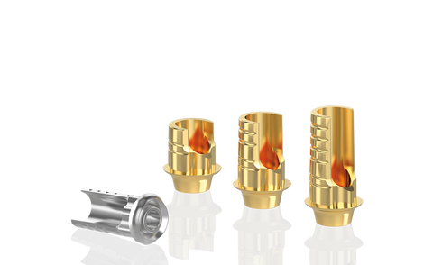 Konische Titanbasis NON HEX K80 Angled Screw Channel (ASC)